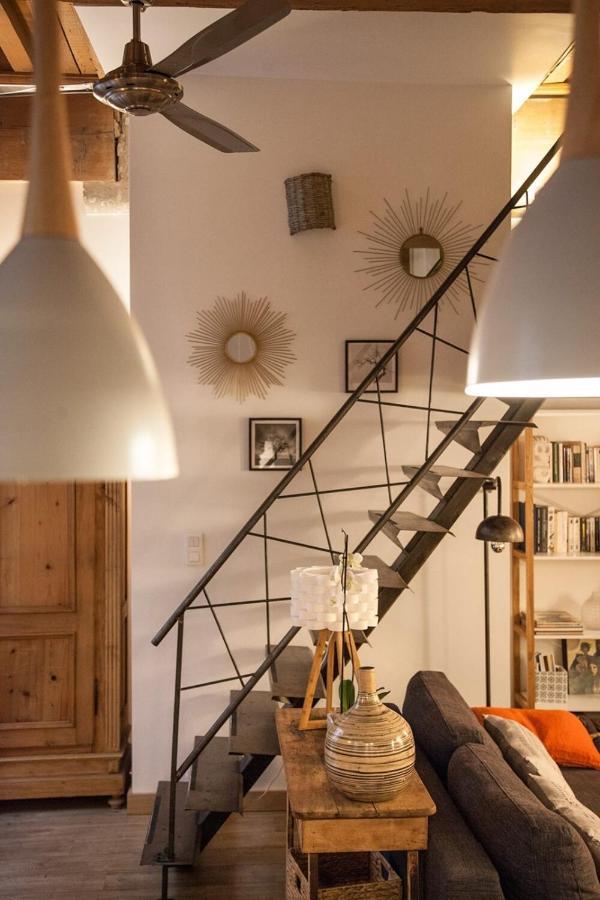 Authentic Loft With Mezzanine & Exposed Stones Heart Of Lyon Lägenhet Exteriör bild